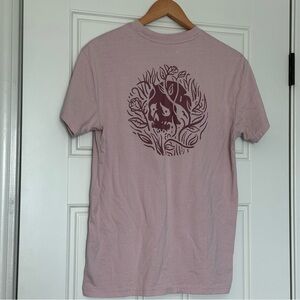 Airwalk Retro Style 90s Graphic Tee Men’s XS T-Shirt Skull Salmon Skateboarding